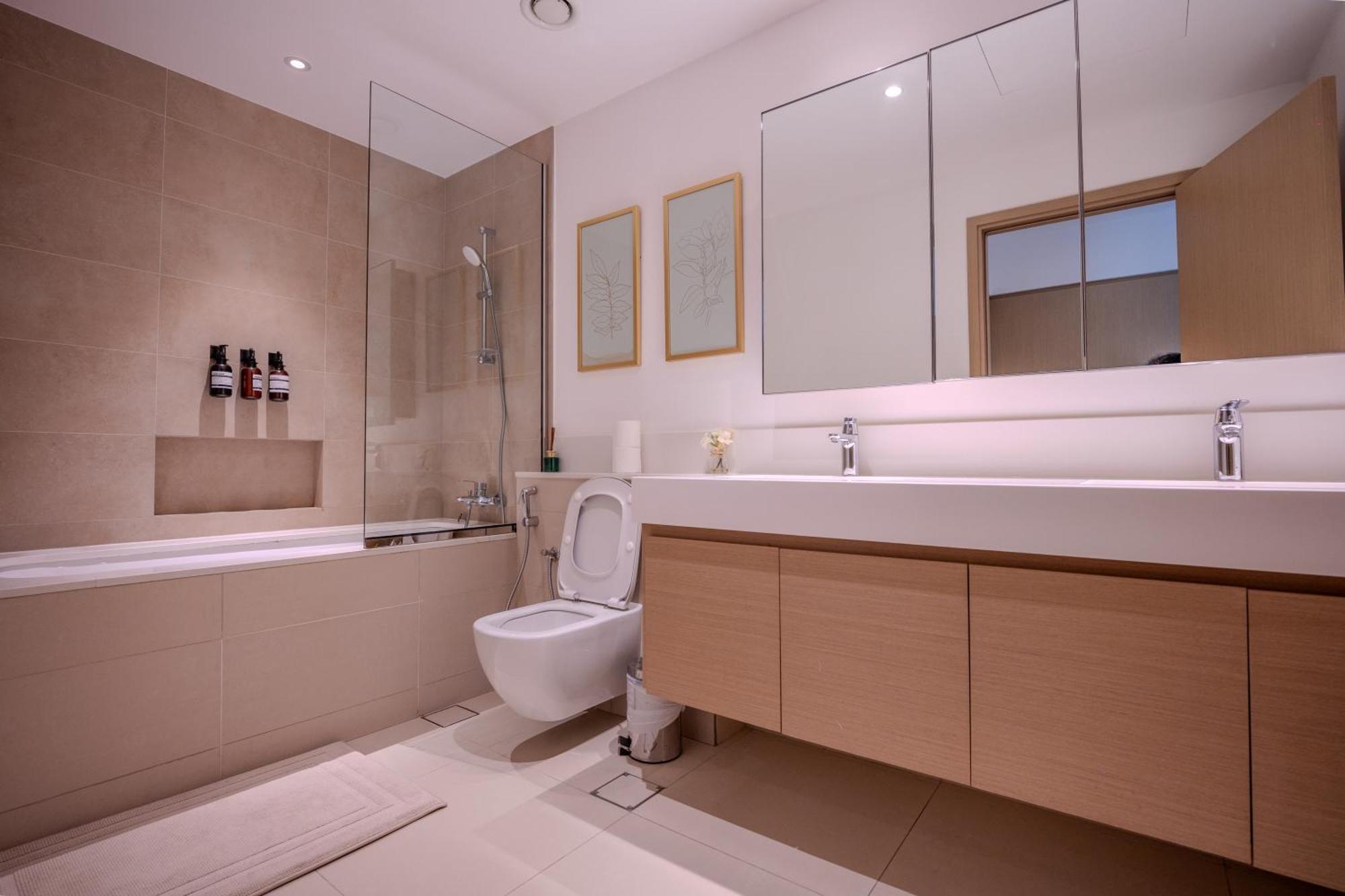 3Br Haven With Burj Views By Magnoliasvhr Aparthotel Дубай Екстериор снимка