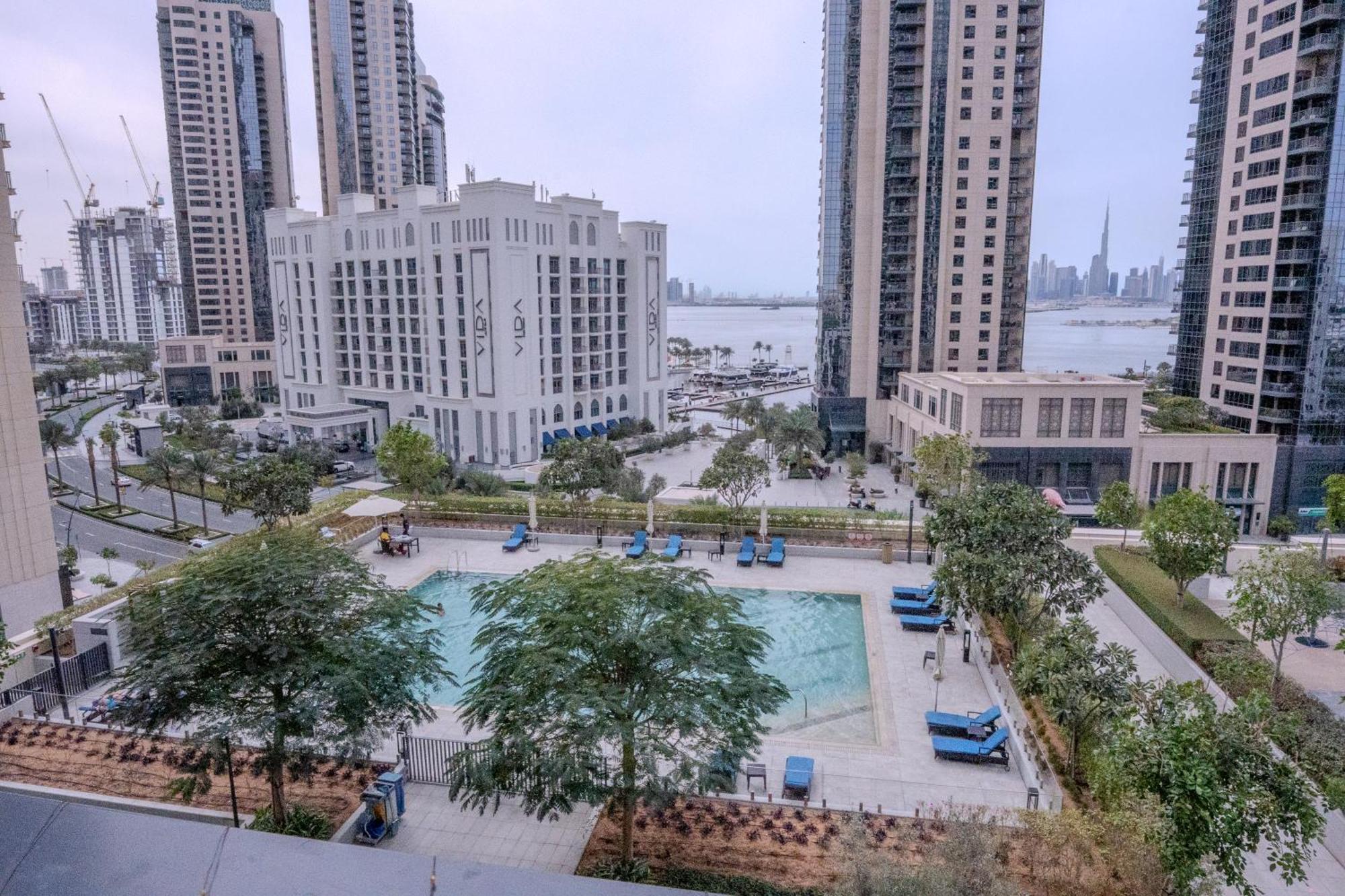3Br Haven With Burj Views By Magnoliasvhr Aparthotel Дубай Екстериор снимка