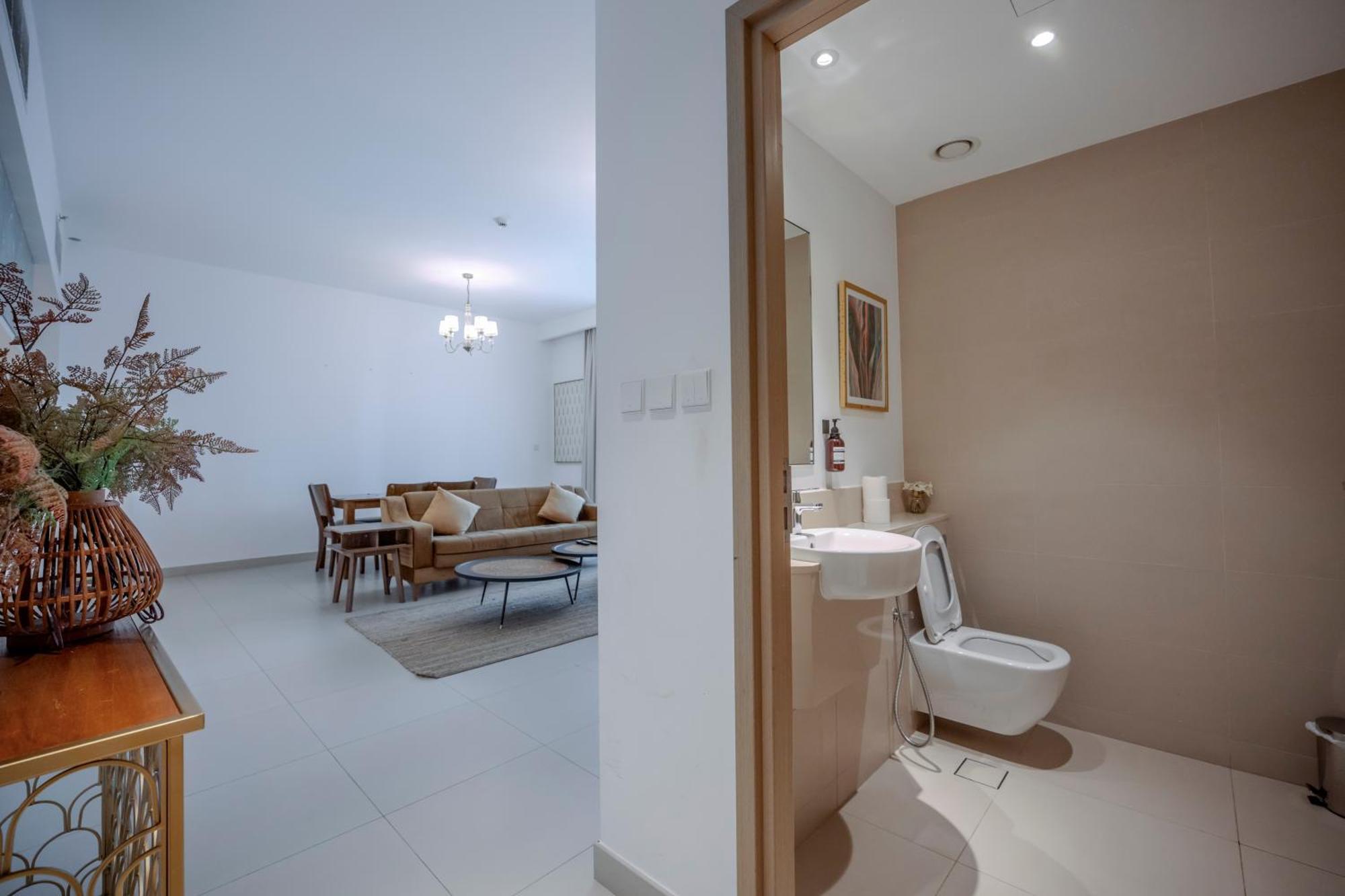3Br Haven With Burj Views By Magnoliasvhr Aparthotel Дубай Екстериор снимка